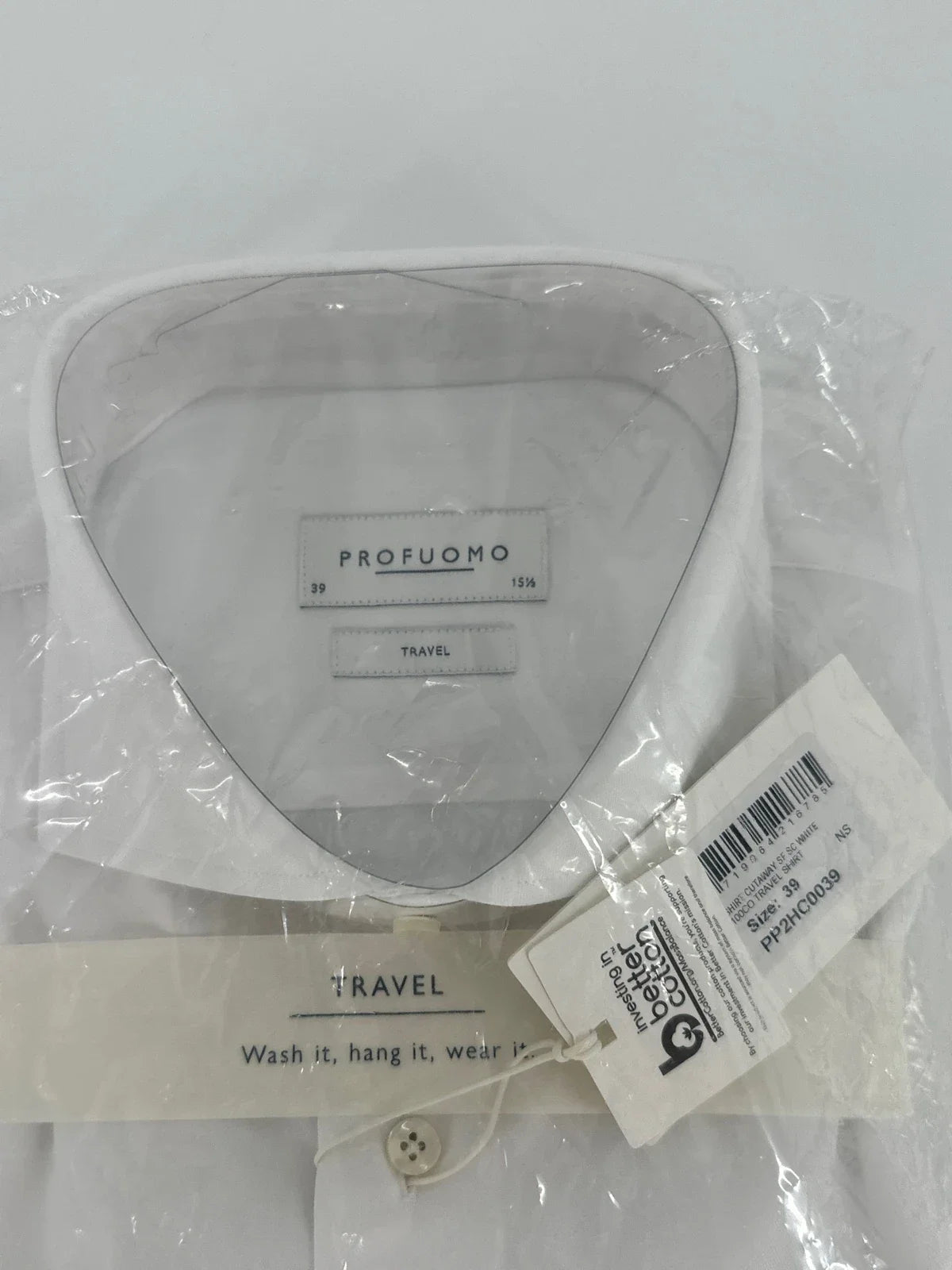Profuomo overhemd travel wit (39) - foto 2