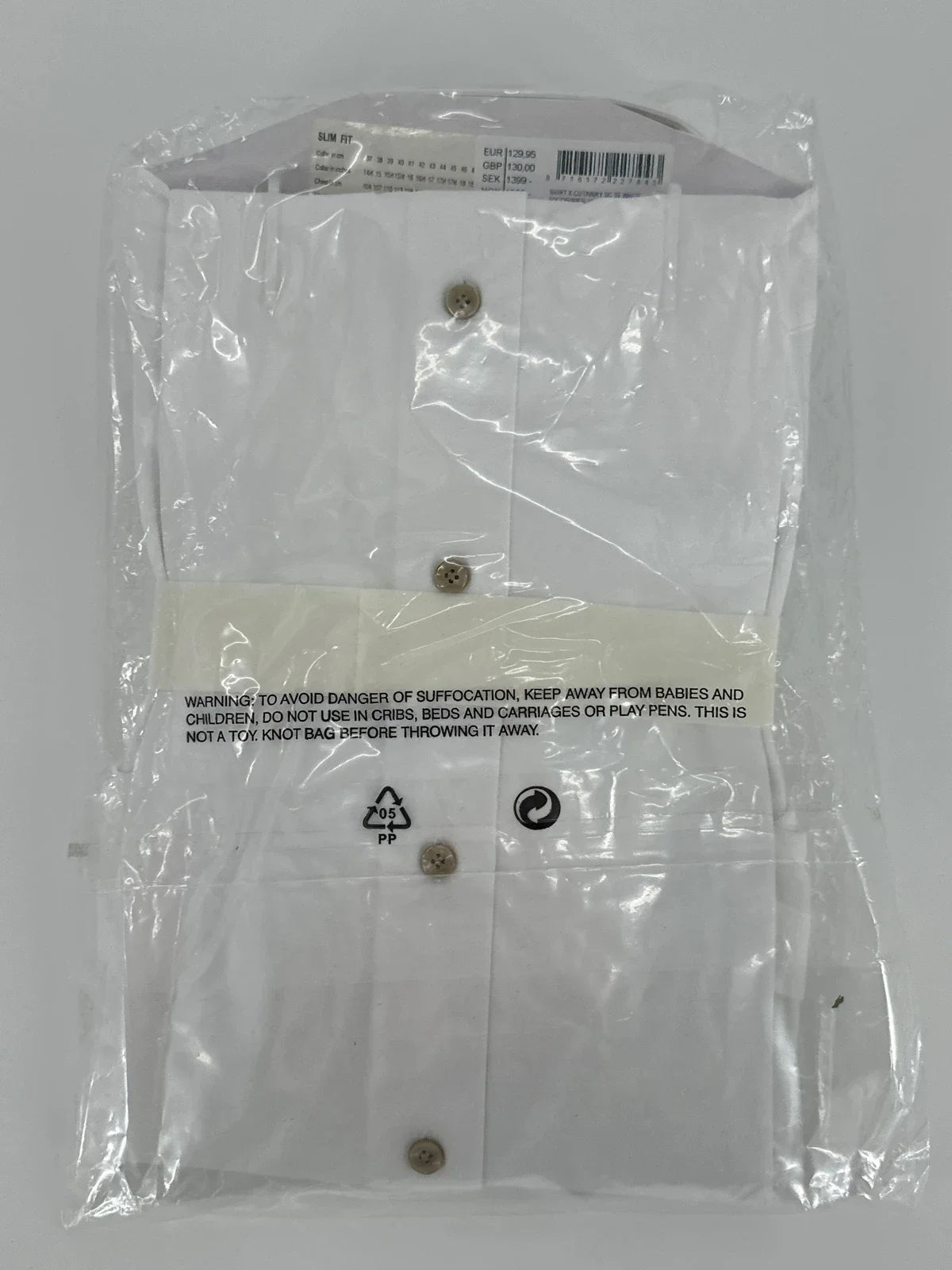 Profuomo overhemd Japanese knitted wit (42) - foto 4