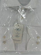 Profuomo overhemd regular fit wit (41) - foto 3