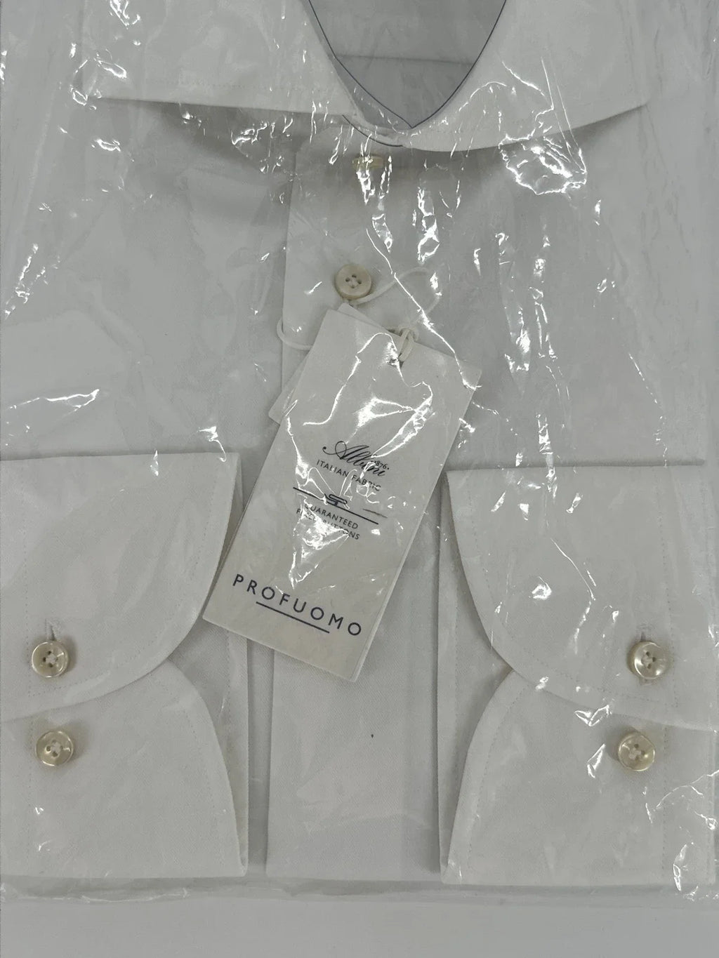 Profuomo overhemd Royal twill N•6 wit (40) - foto 3