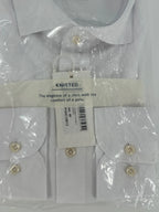 Profuomo overhemd knitted wit (40) - foto 3