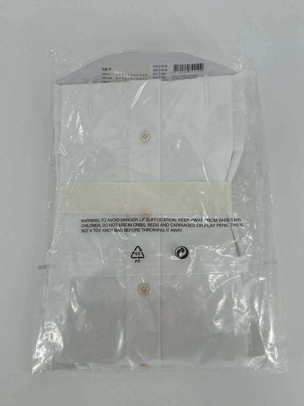 Profuomo overhemd Japanese knitted wit (39) - foto 4