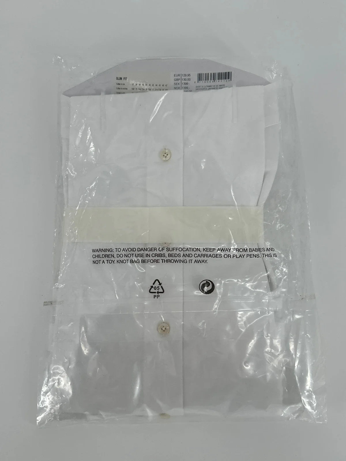 Profuomo overhemd Japanese knitted wit (39) - foto 4