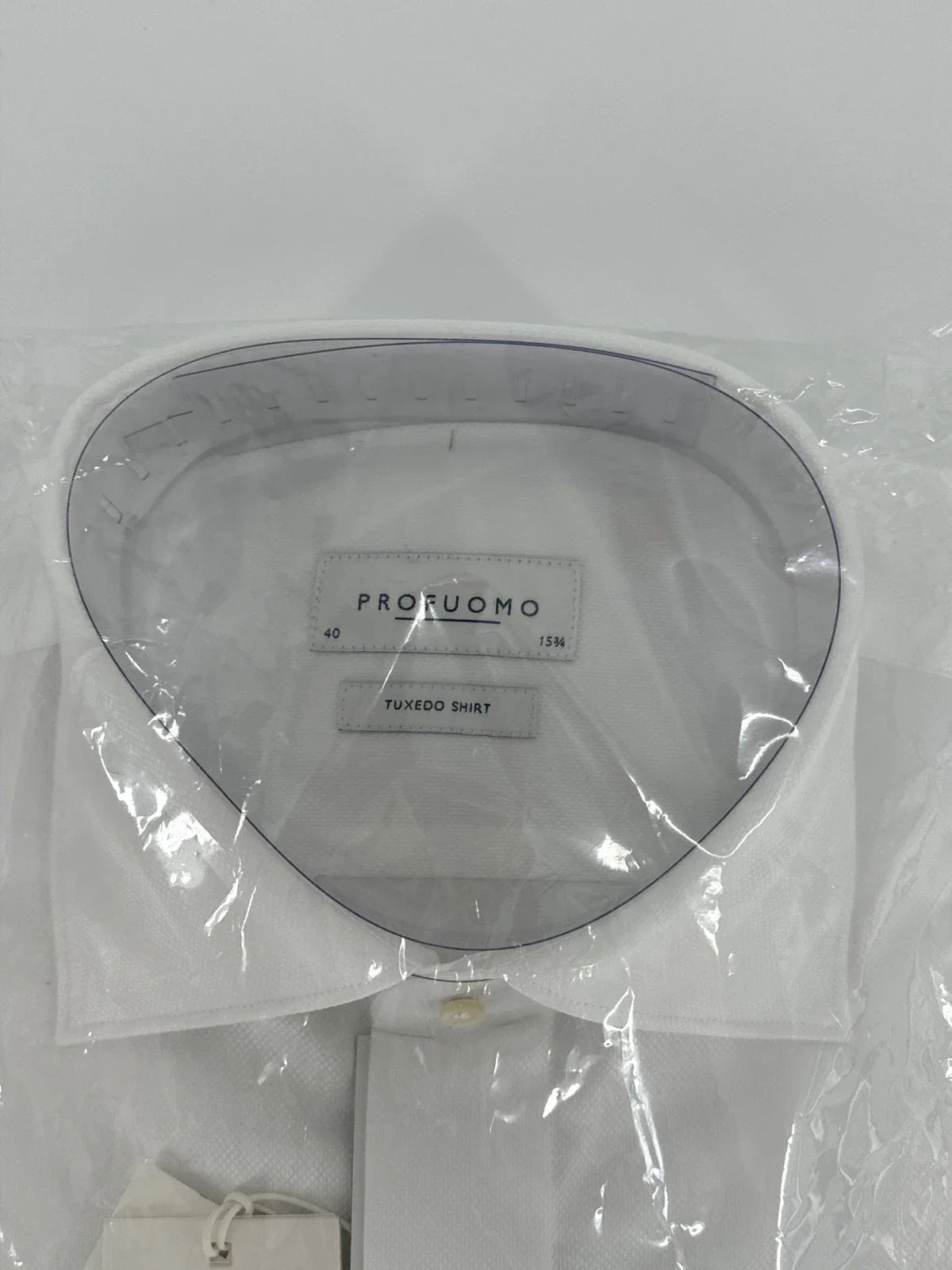 Profuomo overhemd tuxedo shirt wit (40) - foto 2