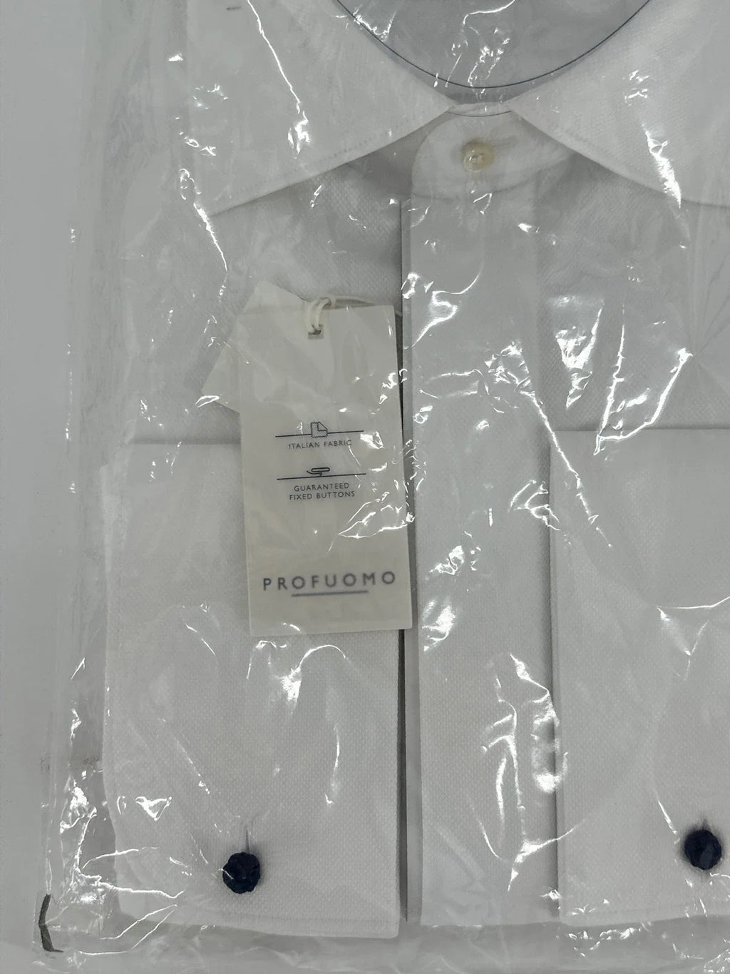 Profuomo overhemd tuxedo shirt wit (40) - foto 3