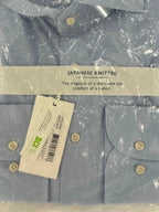 Profuomo overhemd Japanese knitted lichtblauw (39) - foto 3