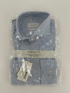 Profuomo overhemd Japanese knitted gestreept (39) - foto 1