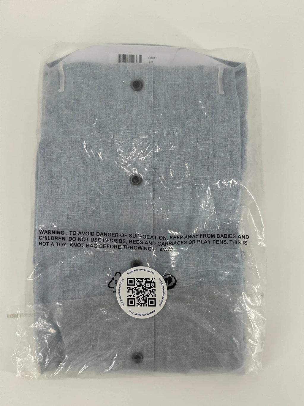 Profuomo overhemd cotton linen lichtblauw (43) - foto 3