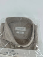 Profuomo overhemd knitted beige (41) - foto 2