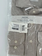 Profuomo overhemd knitted beige (41) - foto 3