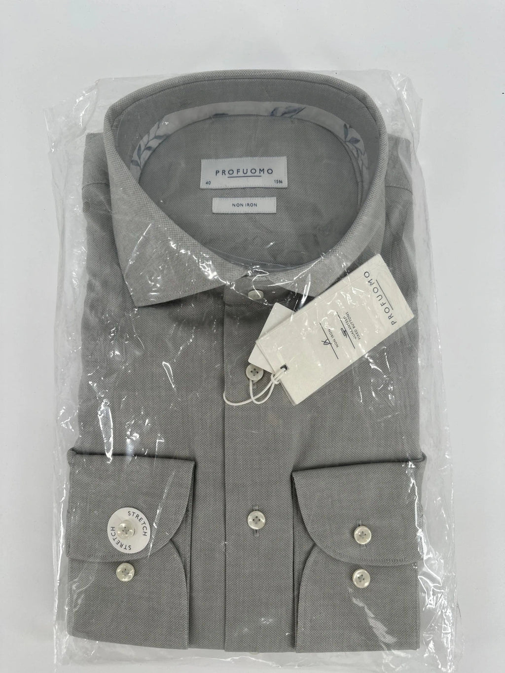 Profuomo overhemd non iron grijs (40) - foto 1