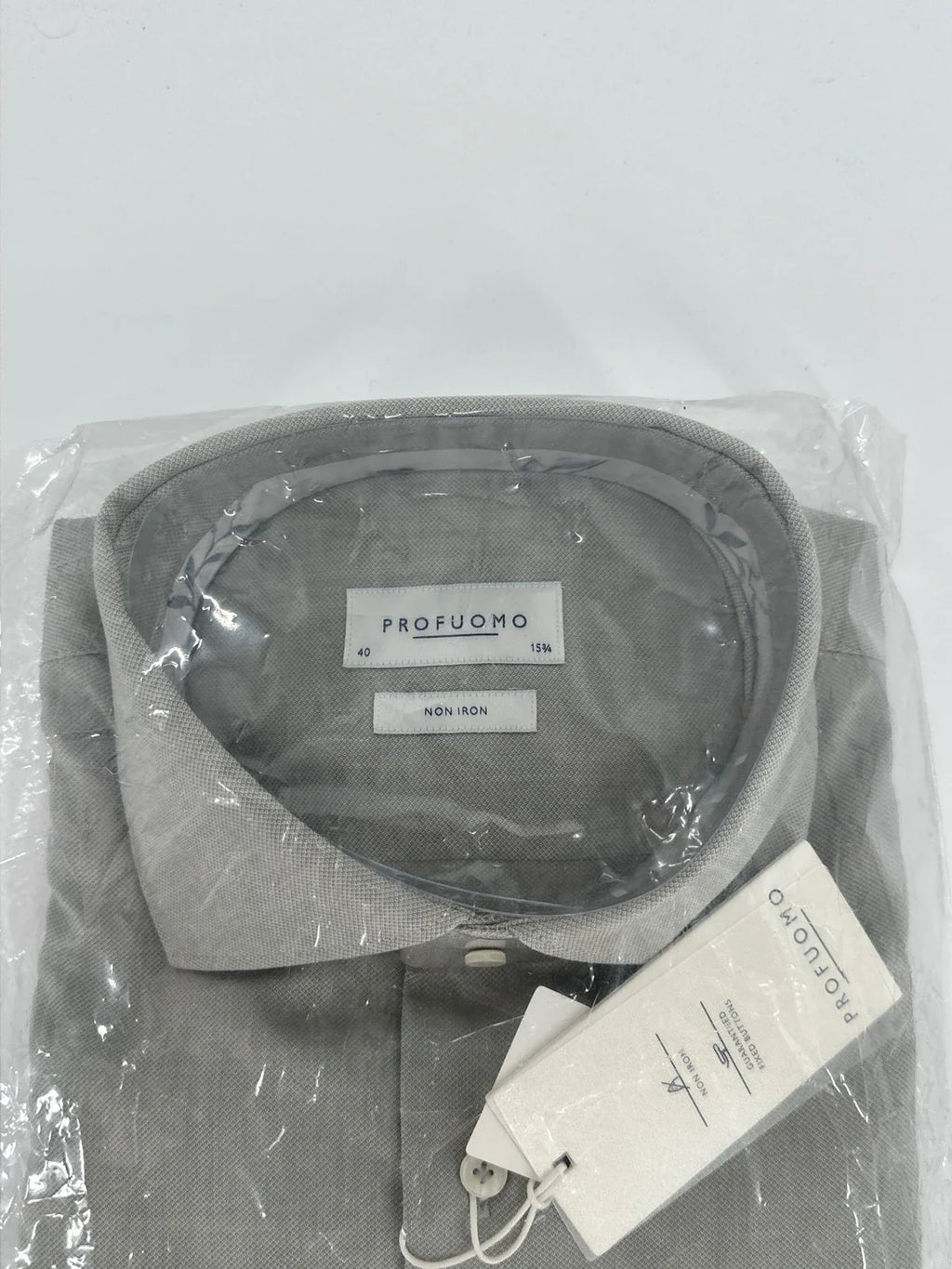 Profuomo overhemd non iron grijs (40) - foto 2