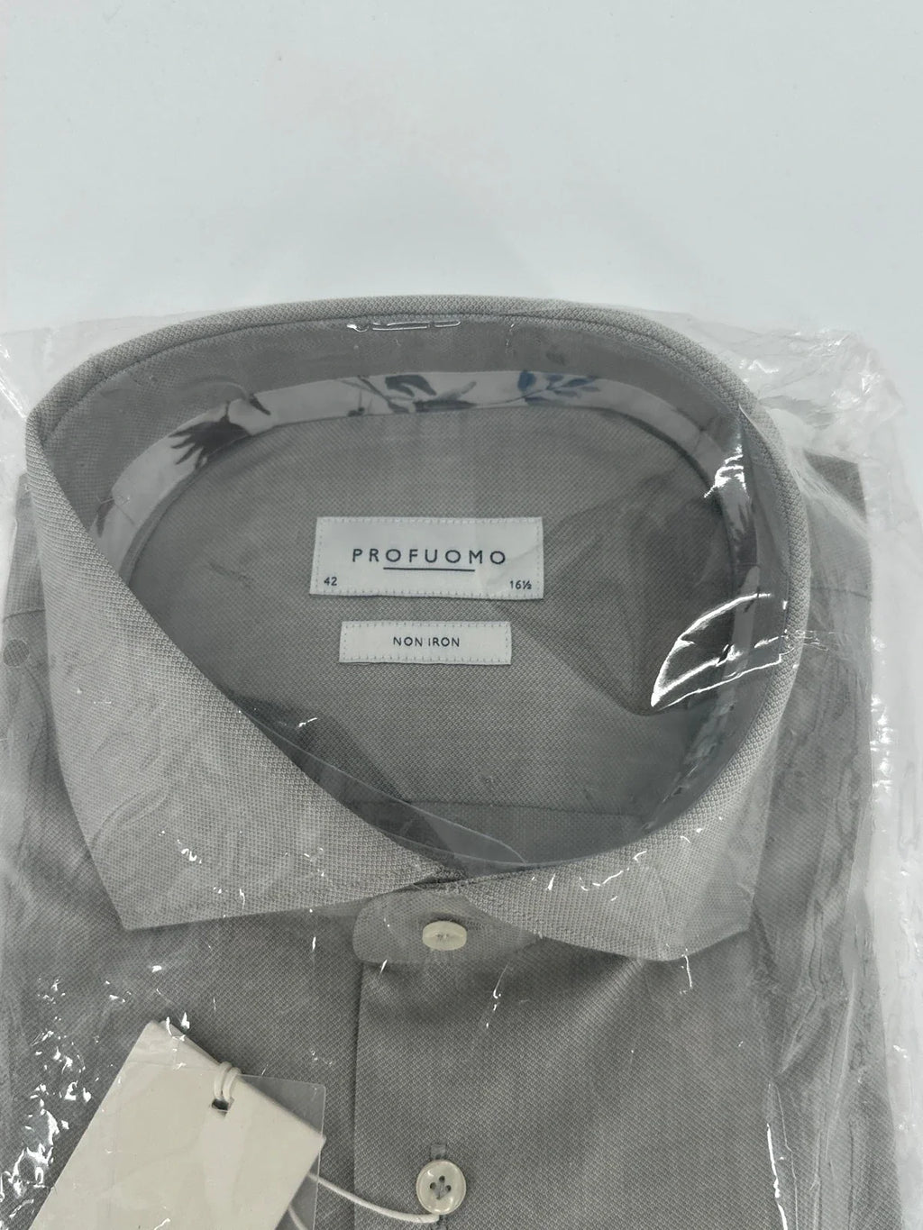 Profuomo overhemd non iron grijs (42) - foto 2