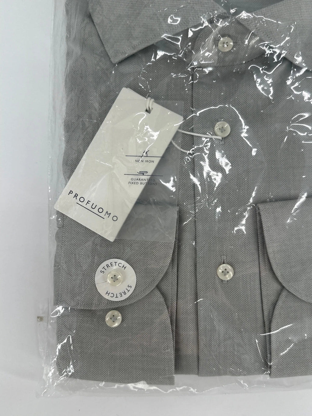 Profuomo overhemd non iron grijs (42) - foto 3