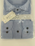 Profuomo overhemd knitted lichtblauw (43) - foto 3