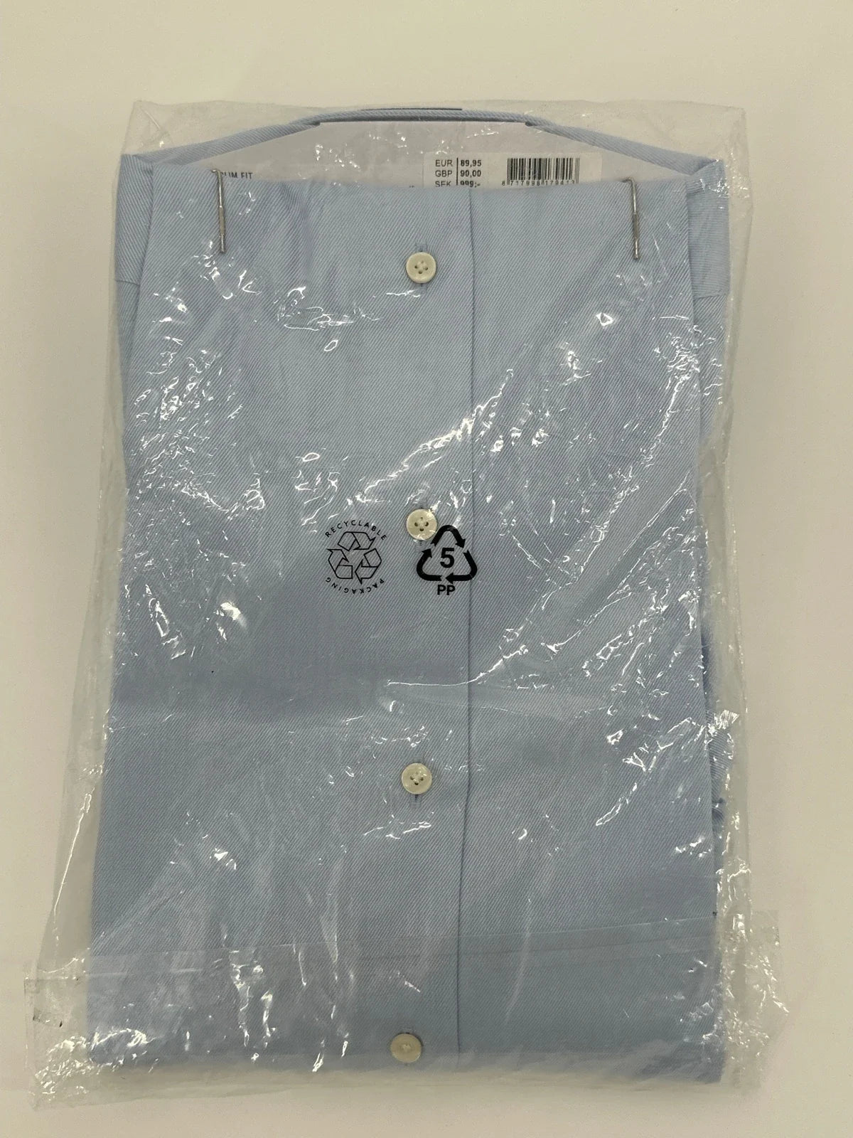 Profuomo overhemd non iron lichtblauw (42) - foto 4