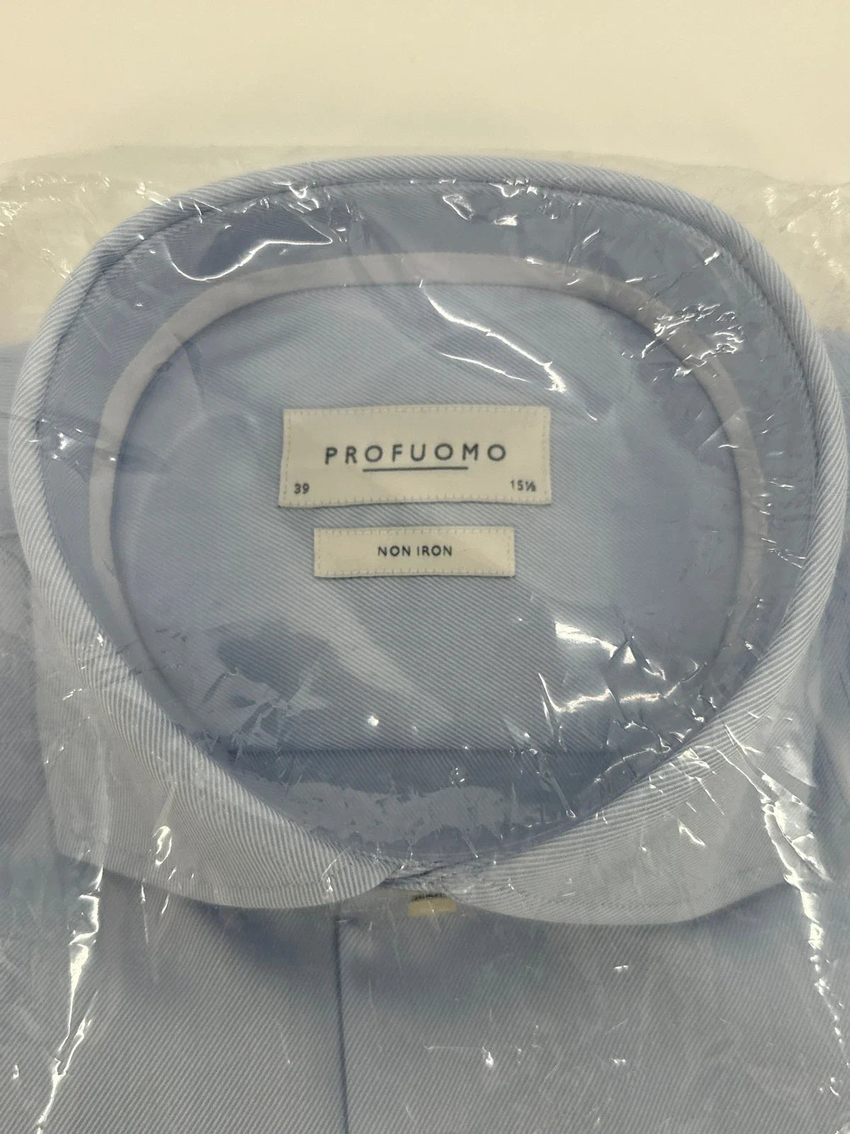 Profuomo overhemd non iron lichtblauw (39) - foto 2