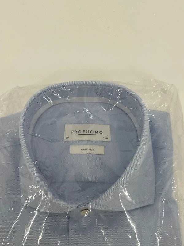 Profuomo overhemd non iron lichtblauw (39) - foto 2