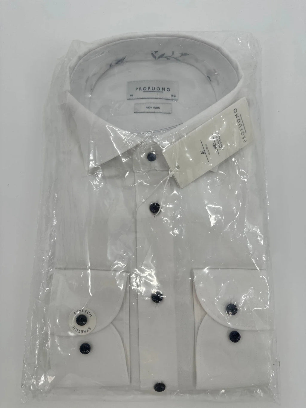 Profuomo overhemd non iron wit (40) - foto 1