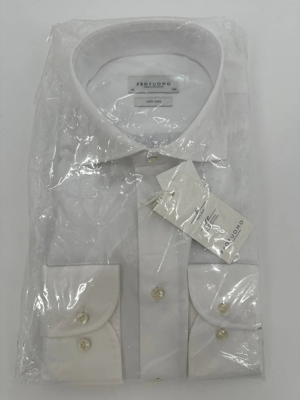 Profuomo overhemd non iron wit (40) - foto 1