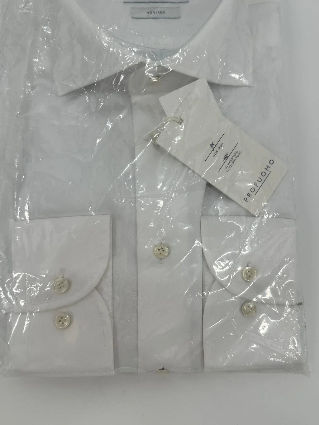 Profuomo overhemd non iron wit (40) - foto 3