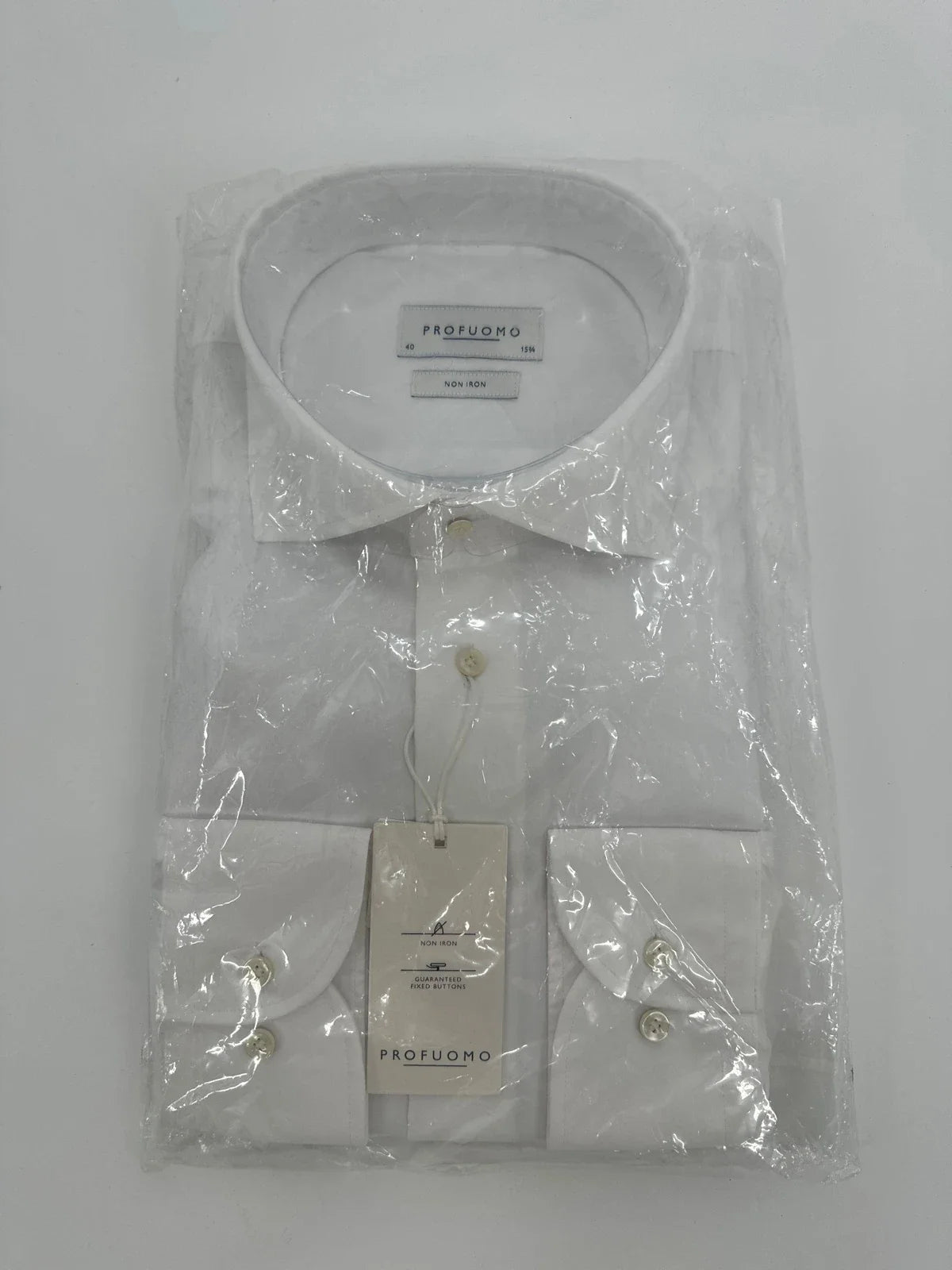 Profuomo overhemd non iron wit (40) - foto 1