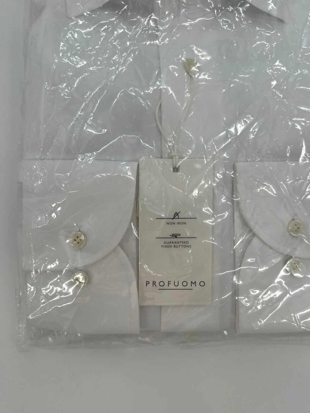 Profuomo overhemd non iron wit (40) - foto 3