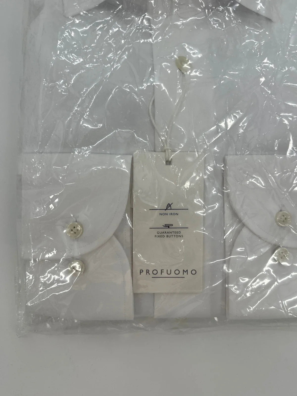 Profuomo overhemd non iron wit (40) - foto 3