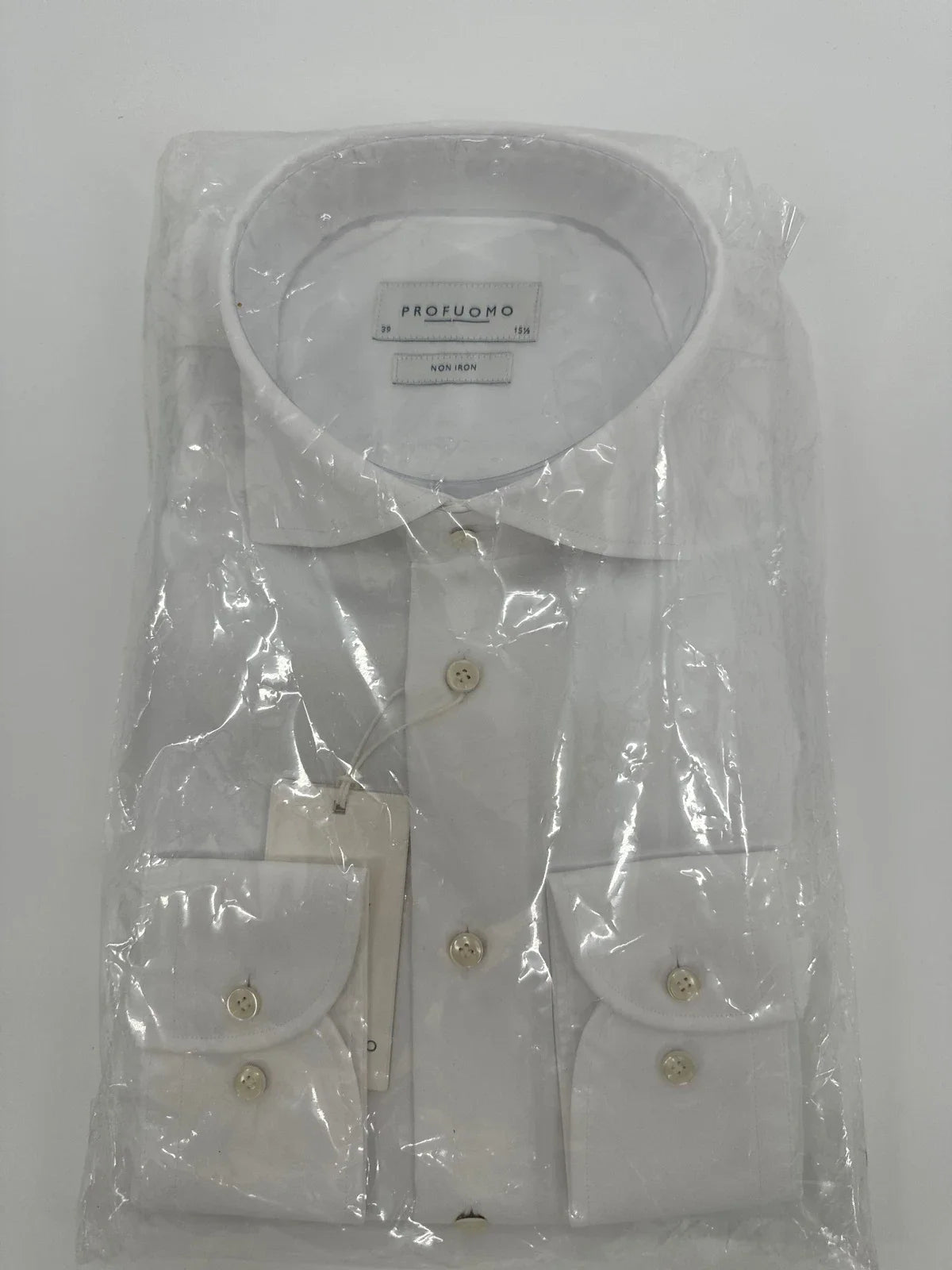 Profuomo overhemd non iron wit (39) - foto 1