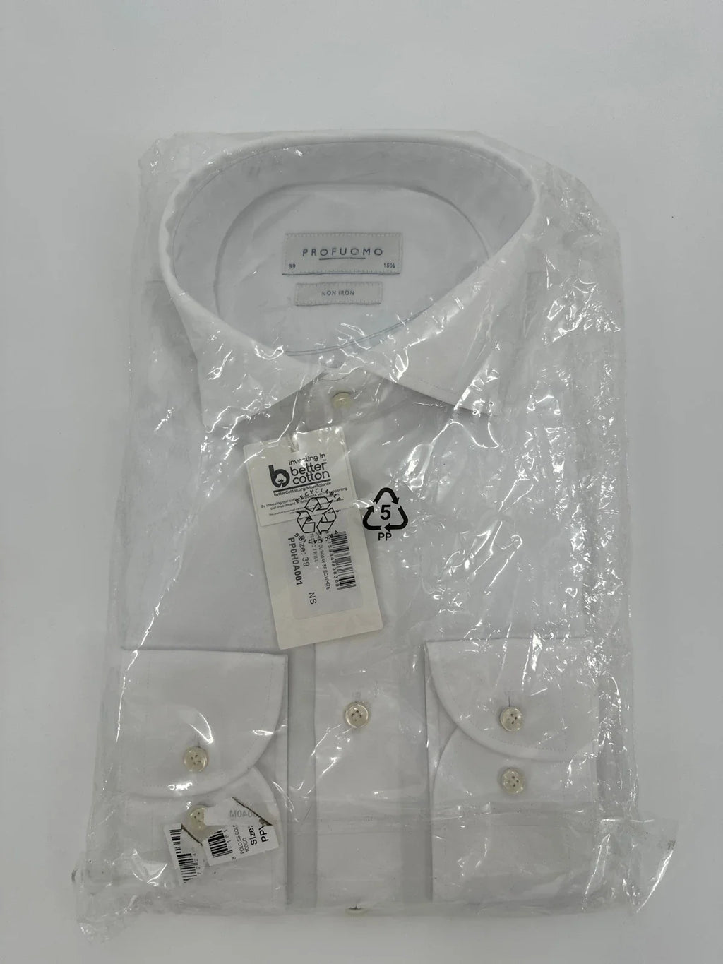 Profuomo overhemd non iron wit (39) - foto 1