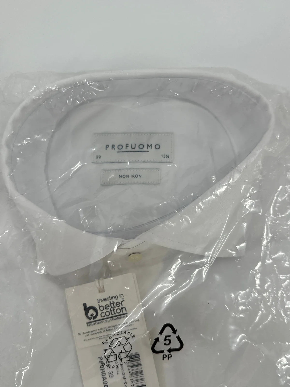 Profuomo overhemd non iron wit (39) - foto 2