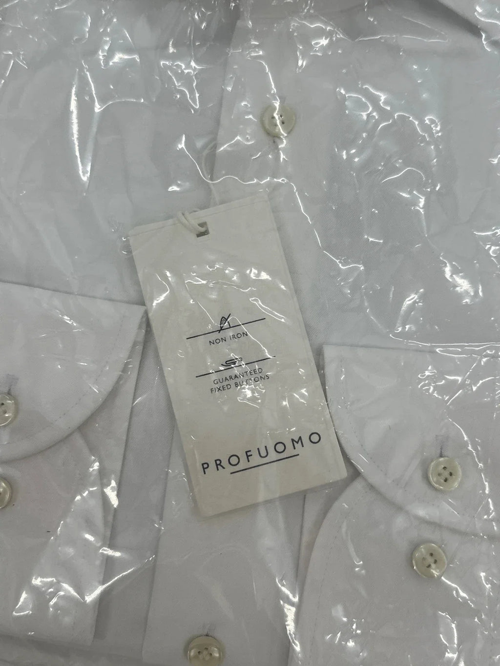 Profuomo overhemd non iron wit (38) - foto 3