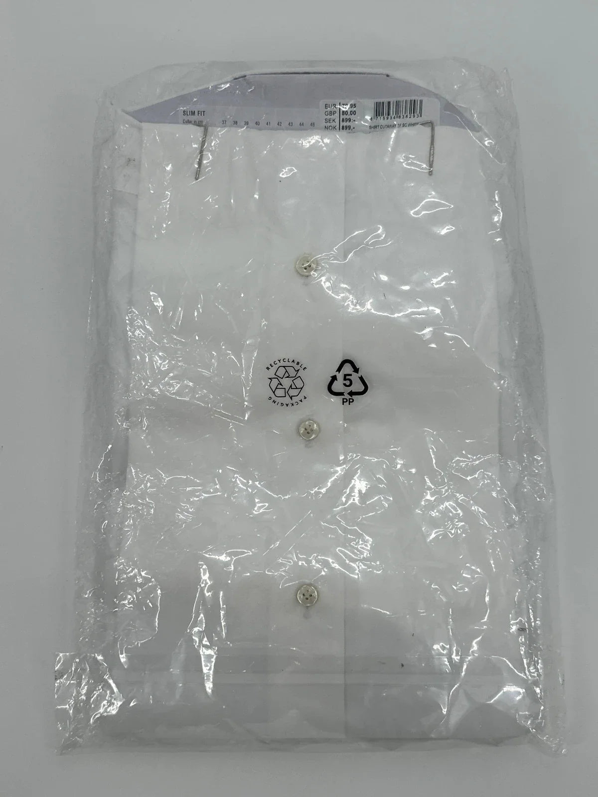Profuomo overhemd non iron wit (38) - foto 4