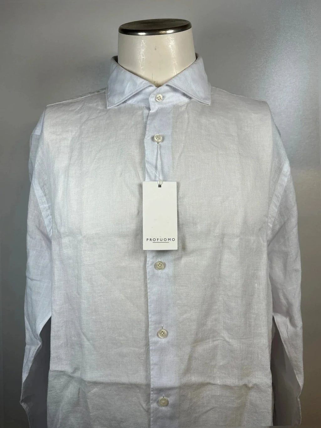 Profuomo Linen bloes wit (45/17 3-4) NIEUW - foto 1