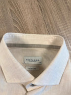 Profuomo linnen overhemd Crème (45/17 3-4) NIEUW - foto 3
