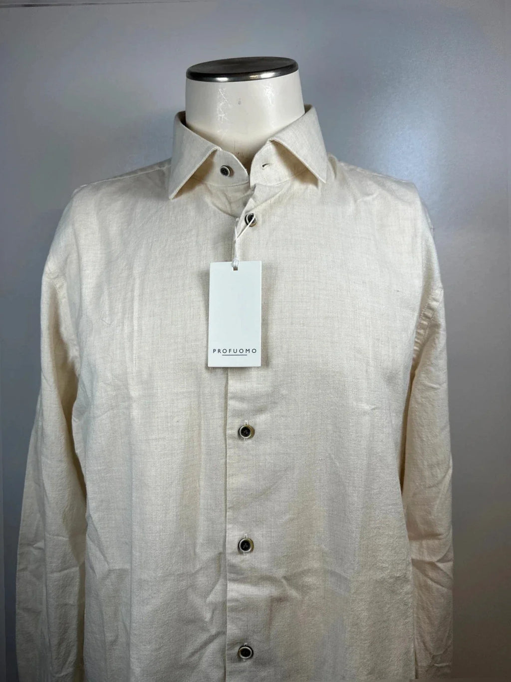 Profuomo linen Bloes crème (44/17 1-2 NIEUW - foto 1