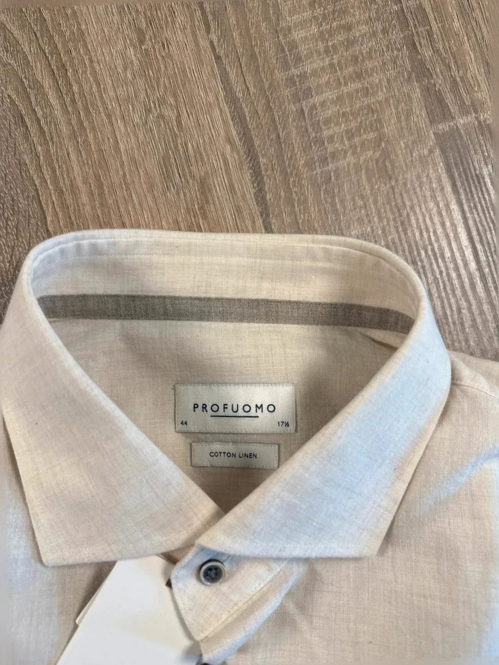 Profuomo linen Bloes crème (44/17 1-2 NIEUW - foto 3