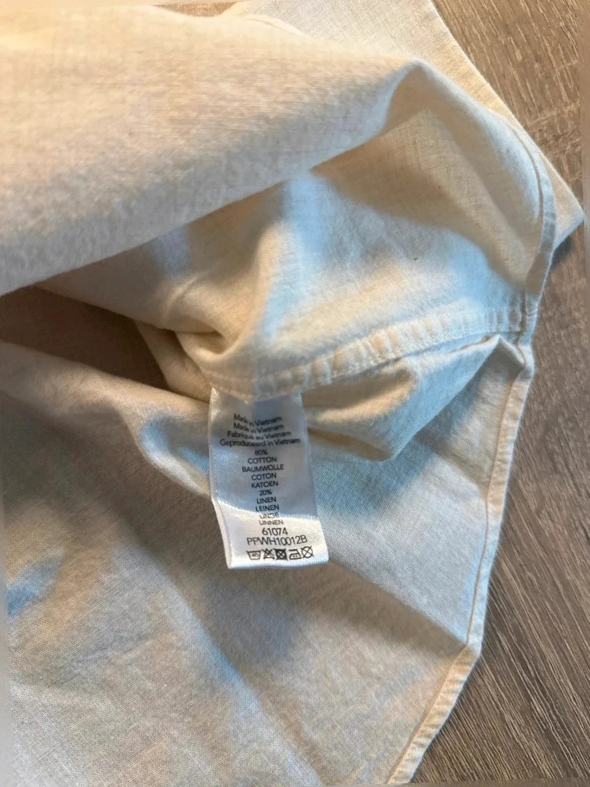 Profuomo linen Bloes crème (44/17 1-2 NIEUW - foto 4