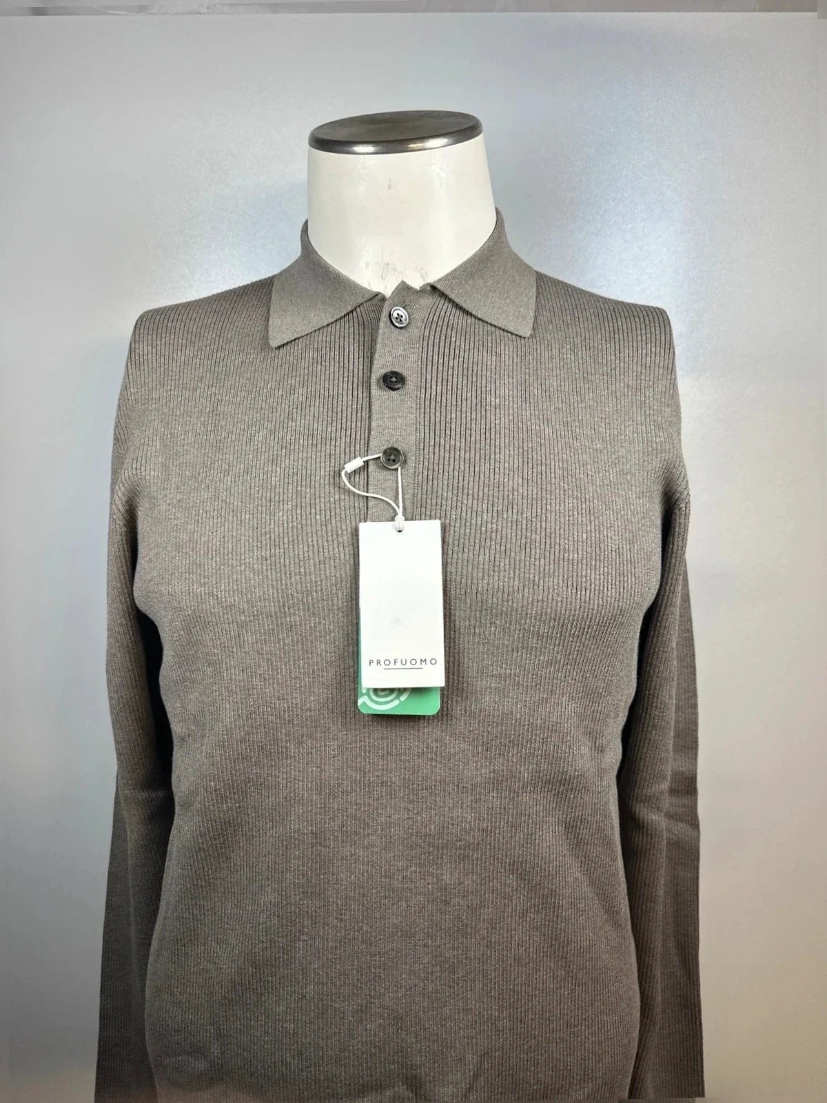 Profuomo longsleeve Bruin (M) NIEUW - foto 1