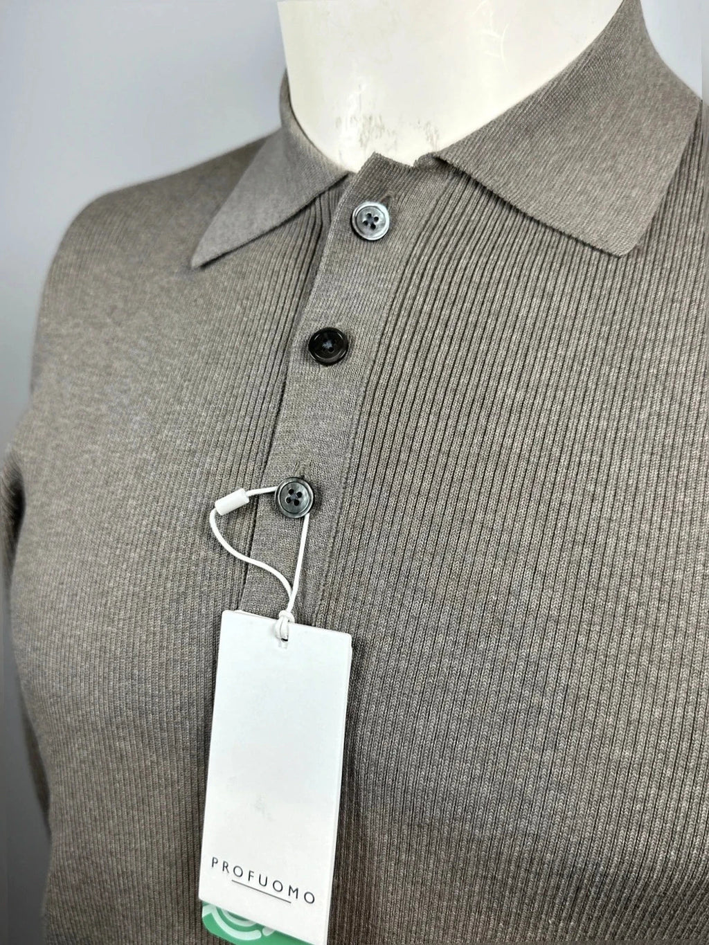 Profuomo longsleeve Bruin (M) NIEUW - foto 2