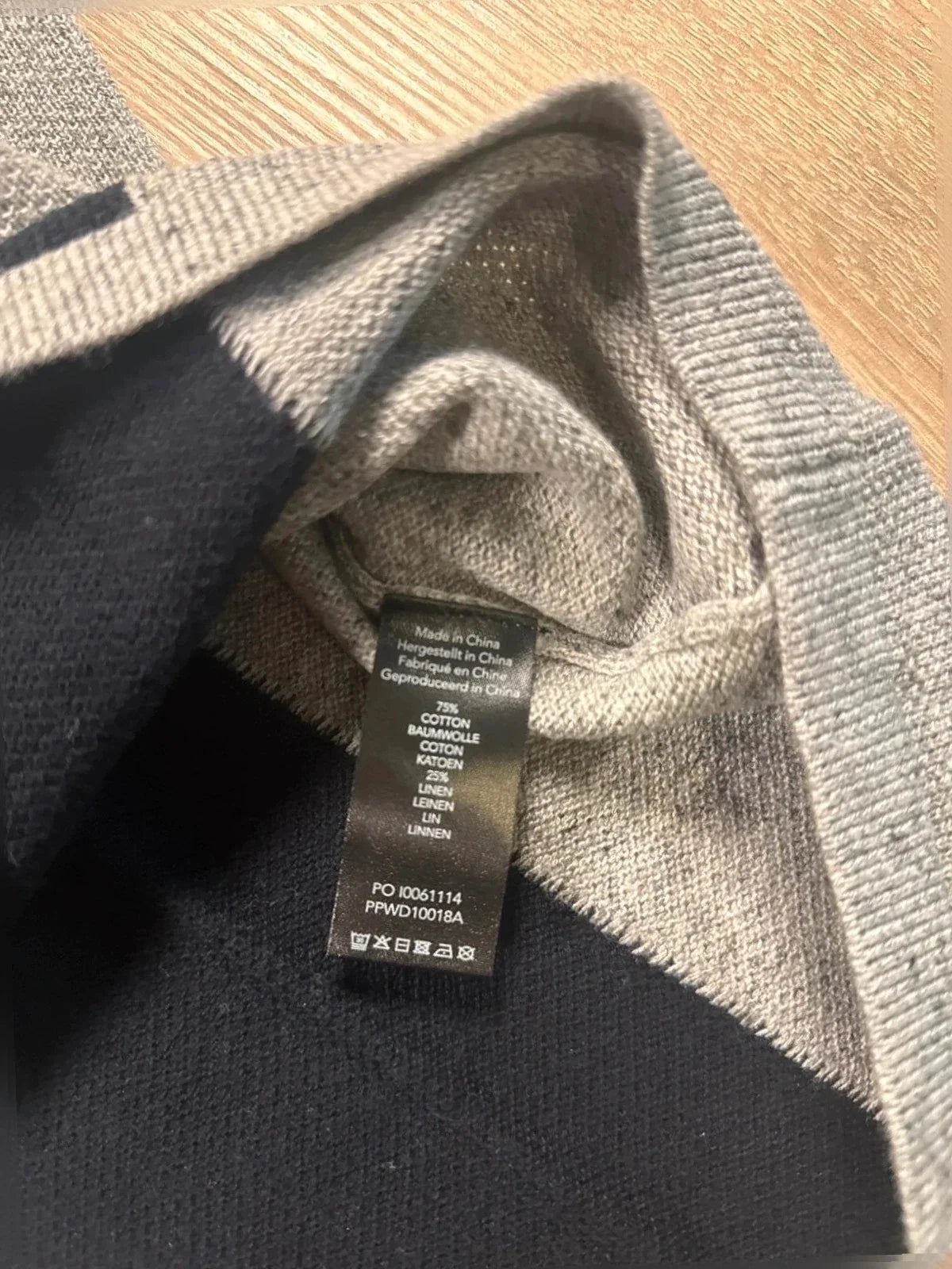 Profuomo polo grijs-zwart (L) NIEUW - foto 4