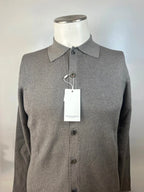 Profuomo polo Longsleeve bruin (M) NIEUW - foto 1