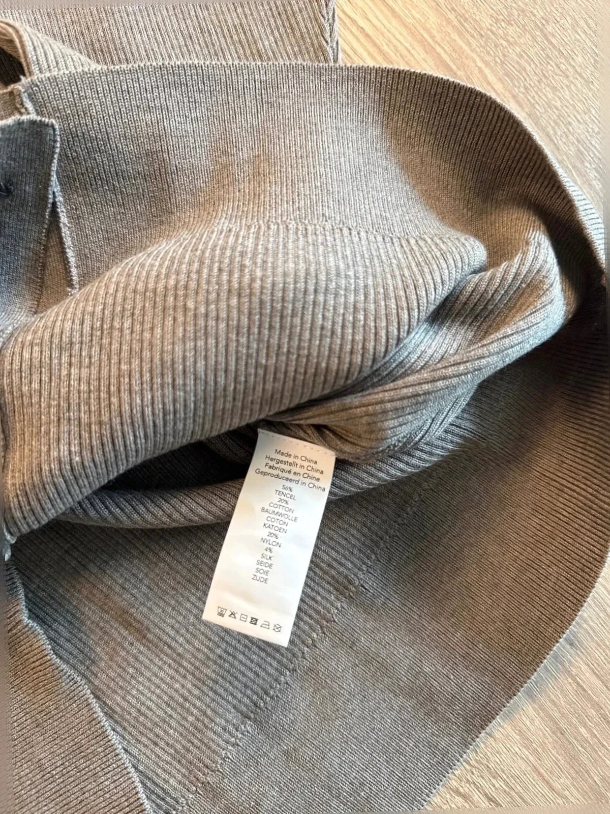 Profuomo polo Longsleeve bruin (M) NIEUW - foto 4