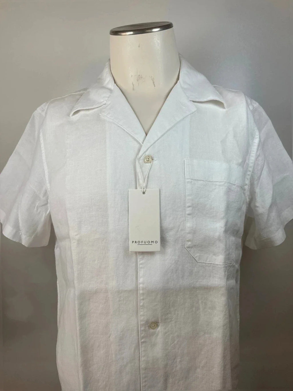 Profuomo Linen bloes wit (M) NIEUW - foto 1