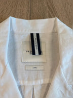Profuomo Linen bloes wit (M) NIEUW - foto 3