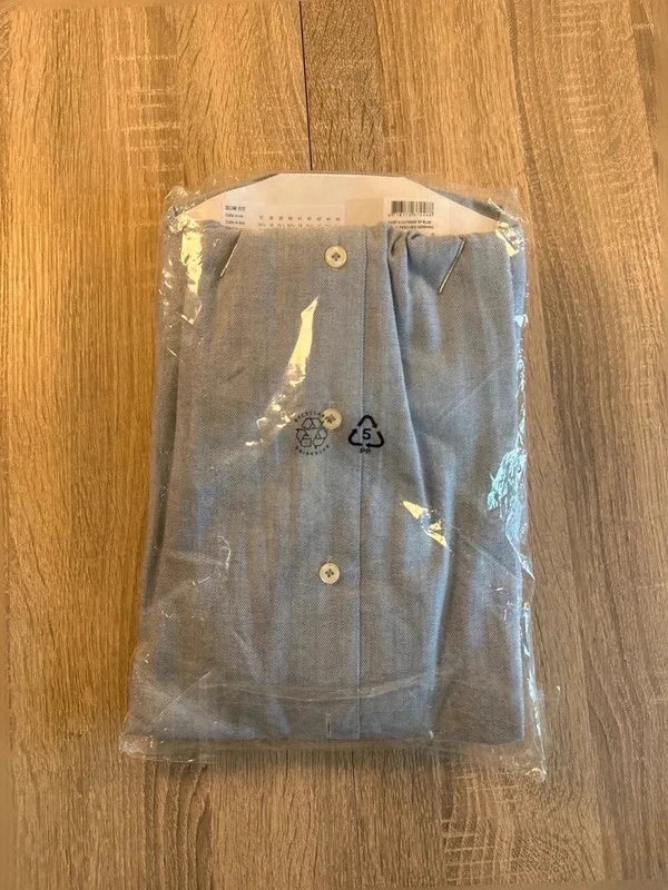 Profuomo overhemd Blauw (44/17 1-2) NIEUW - foto 4