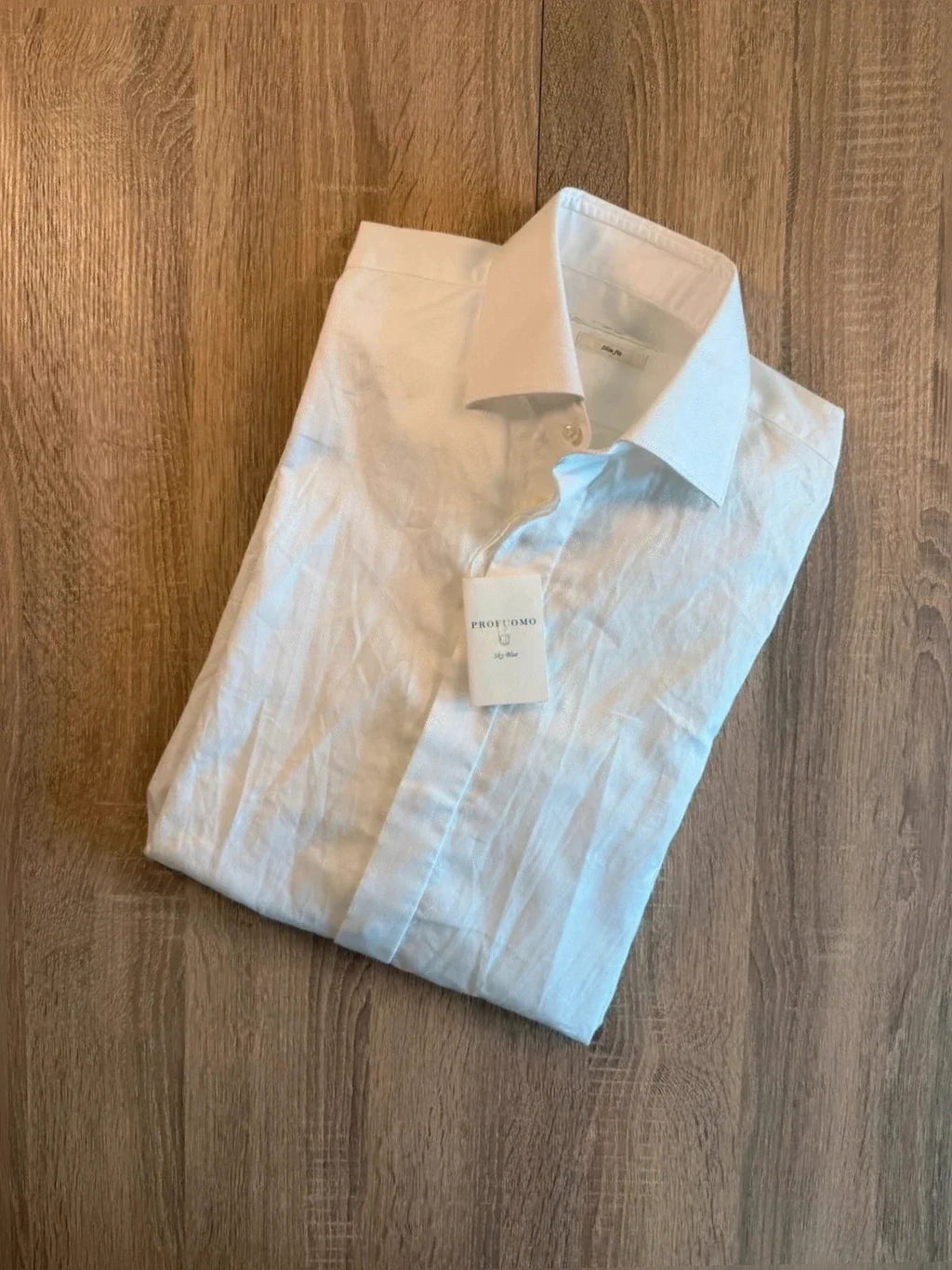 Profuomo overhemd Slimfit wit (39/7  15/1-2) NIEW - foto 1