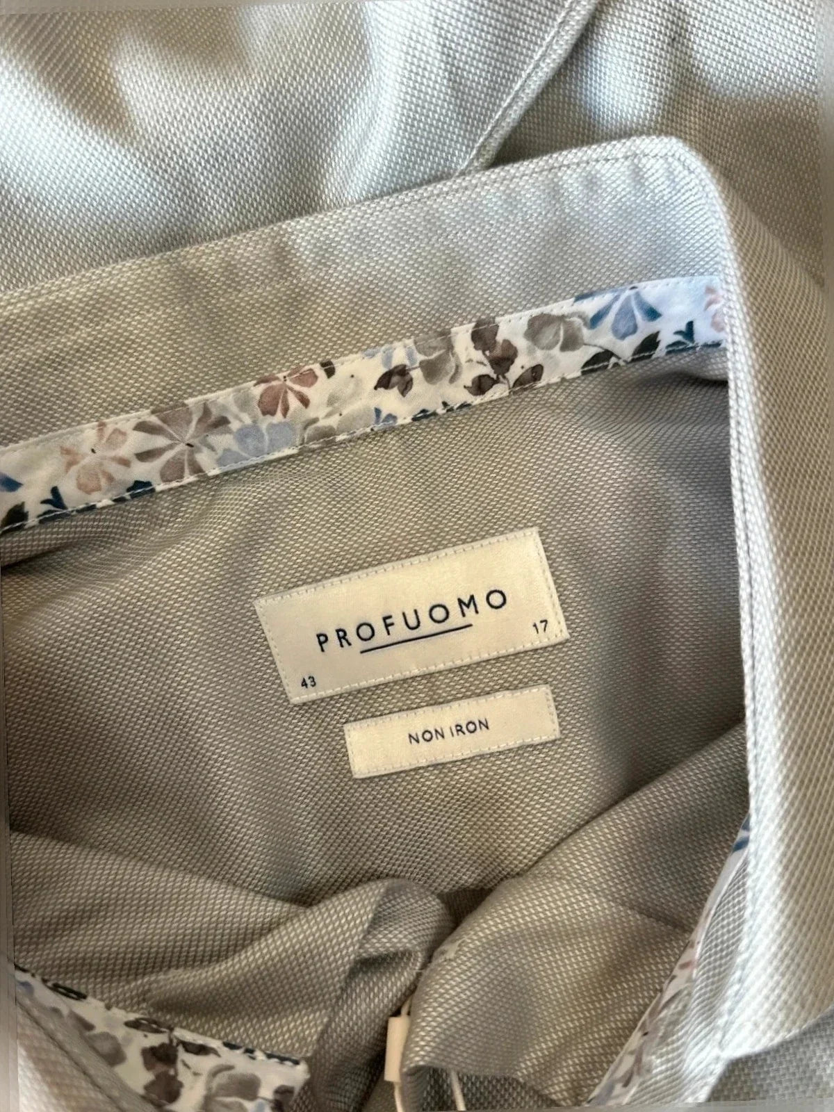 Profuomo Overhemd grijs (43) nieuw - foto 3