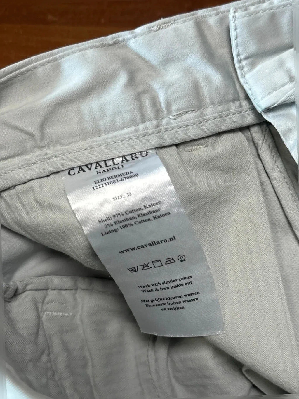 Cavallaro napoli korte broek lichtblauw (30) - foto 4