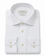 Profuomo Non-iron overhemd wit — packshot op witte achtergrond